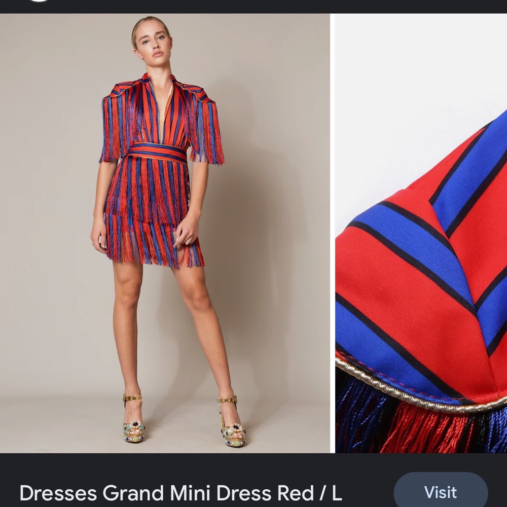PARTY Zecrave grand mini dress - size S, never worn, og purchased f$250+ - Picture 2 of 6
